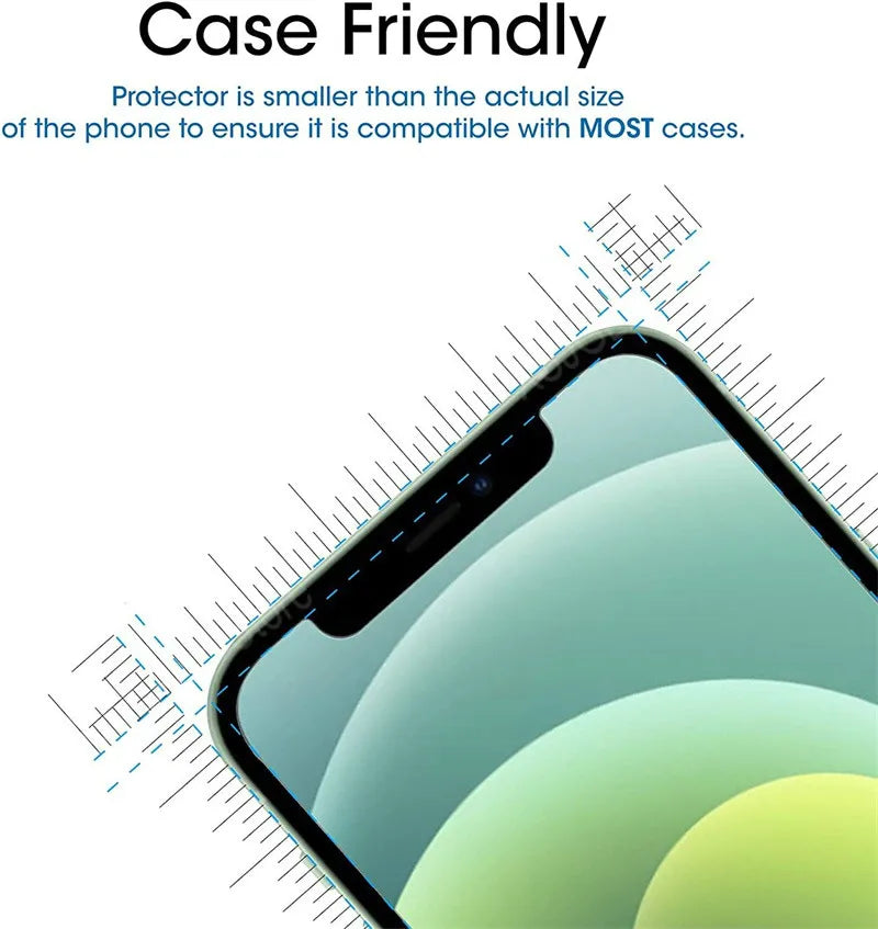 3Pcs Tempered Glass For iPhone 11 12 13 14 15 Pro Max 12 13 Mini screen protector For iPhone 6S 7 8 Plus XR XS Max 16E Glass