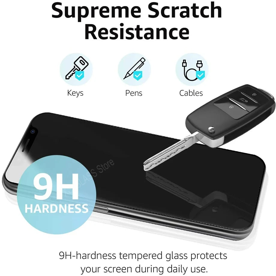3Pcs Tempered Glass For iPhone 11 12 13 14 15 Pro Max 12 13 Mini screen protector For iPhone 6S 7 8 Plus XR XS Max 16E Glass